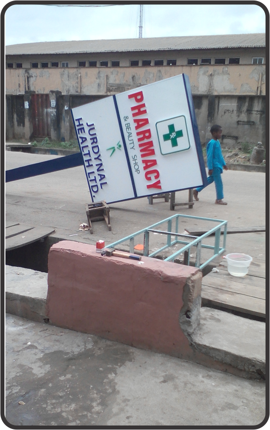 Composite Outdoor Sign in Lagos