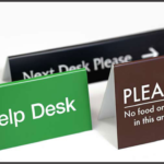office front desk signs in Lagos