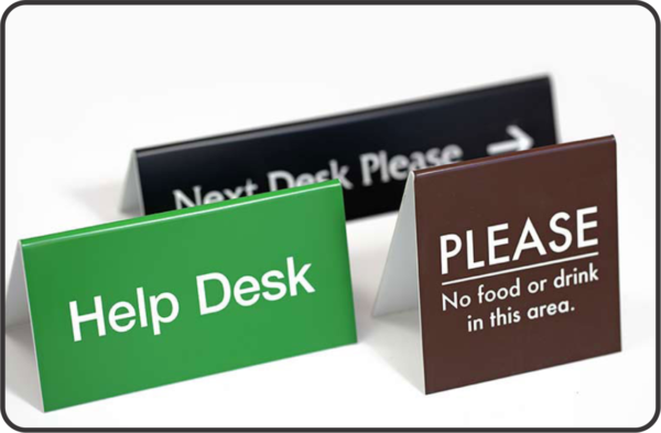 office front desk signs in Lagos