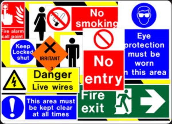 Safety signs in Lagos Nigeria