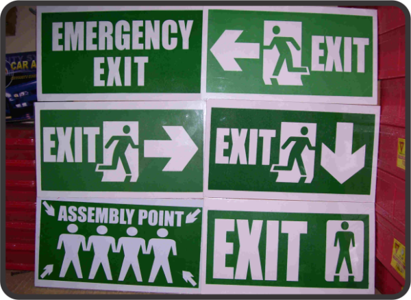 directional signs in Lagos Nigeria