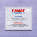 vision and mission statement signs
