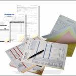 Carbonless NCR forms design and printing