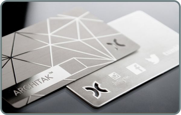 Premium Metallic Business card