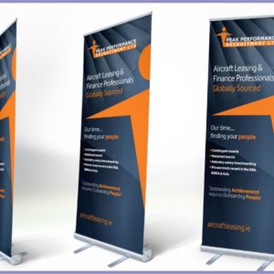 Roll up banners in Lagos