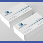one sided business card